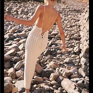 Free People Mallorca fauxchet sweater midi